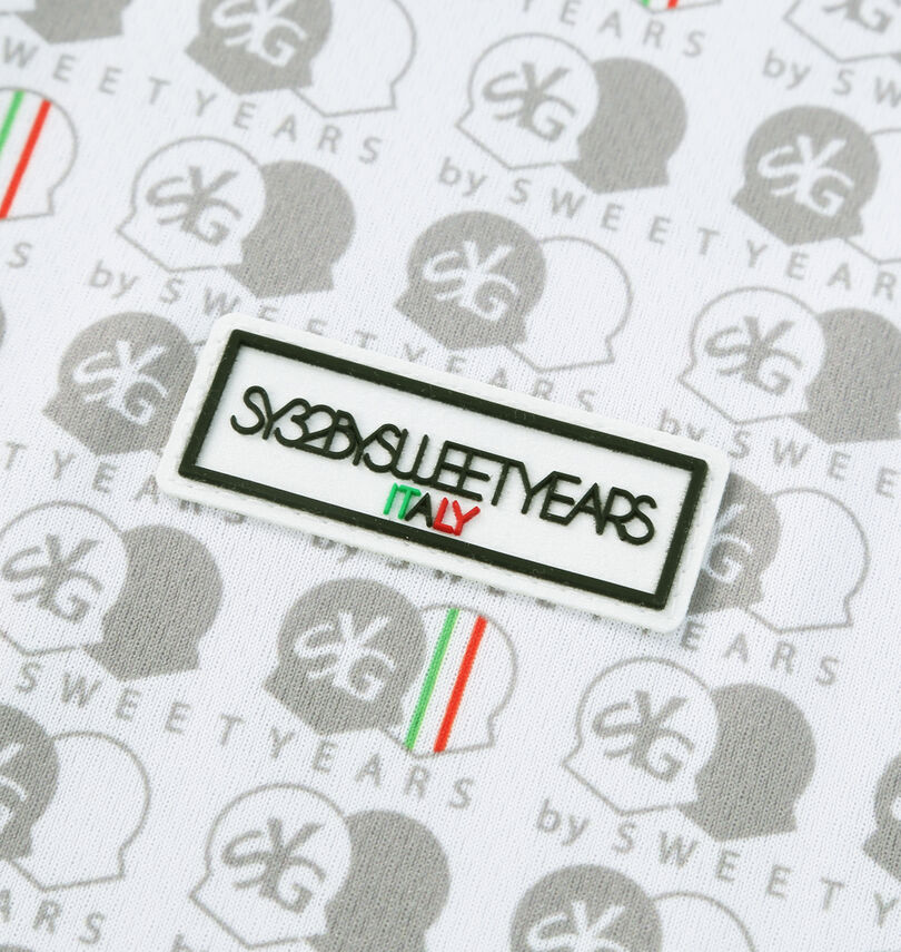 大きいサイズ メンズ SY32 by SWEET YEARS (エスワイサーティトゥバイスィートイヤーズゴルフ) グラフィック半袖ポロシャツ
                        ラバーワッペン