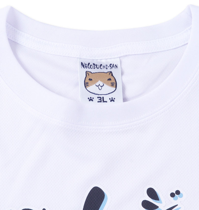 大きいサイズ メンズ NECOBUCHI-SAN (ネコブチサン) DRYハニカムメッシュ半袖Tシャツ
                        