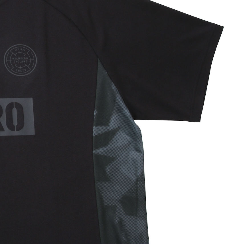 大きいサイズ メンズ UMBRO (アンブロ) イングランドカモドライ半袖Tシャツ サイド生地切替