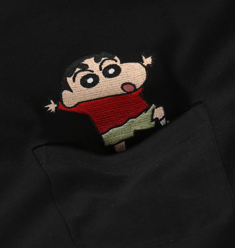 大きいサイズ メンズ クレヨンしんちゃん (クレヨンシンチャン) 天竺ポケット付半袖Tシャツ
                        胸ポケット・刺繍