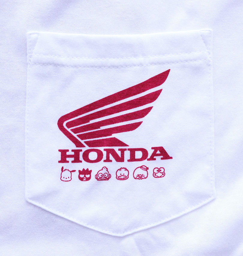 大きいサイズ メンズ HAPIDANBUI (ハピダンブイ) 胸ポケット付バックプリント半袖Tシャツ 胸ポケット