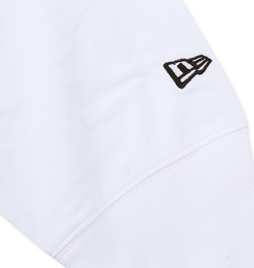 大きいサイズ メンズ NEW ERA (ニューエラ) ズームアップロゴ長袖Tシャツ
                        袖刺繍