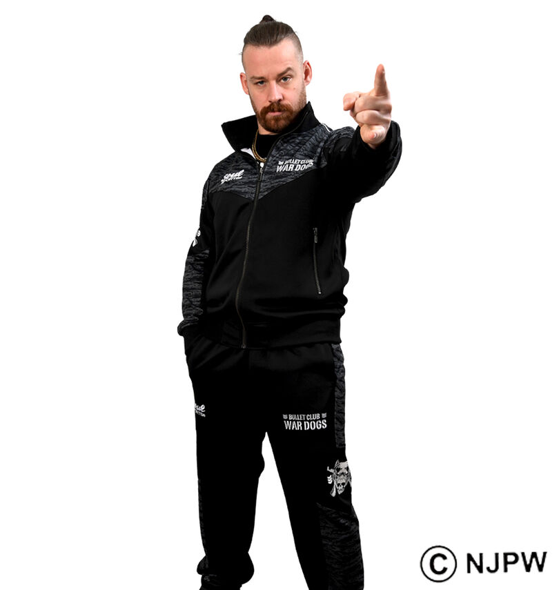 大きいサイズ メンズ SOUL SPORTS×新日本プロレス (ソウル×シンニホンプロレス) BC WAR DOGS長袖ジャージセット