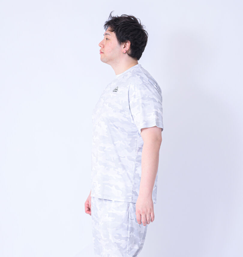 大きいサイズ メンズ OUTDOOR PRODUCTS (アウトドア プロダクツ) DRYメッシュカモフラ柄半袖Tシャツ
                        