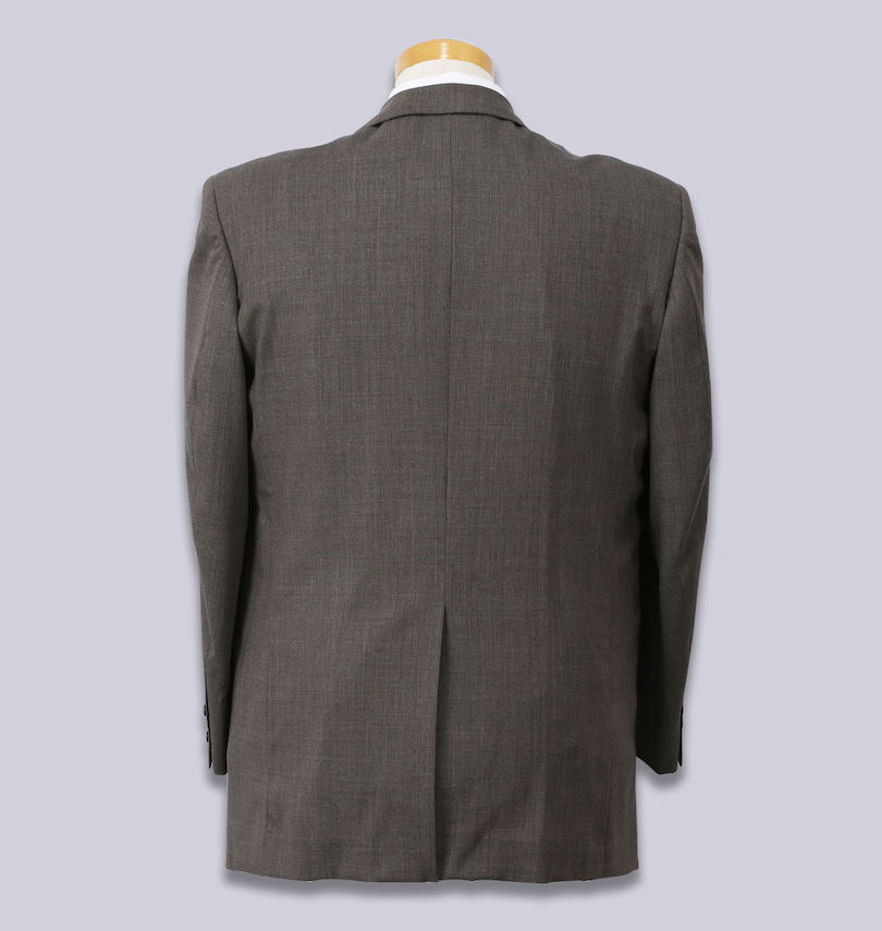 大きいサイズ メンズ  シングル2ツ釦スーツ(2パンツ) バックスタイル