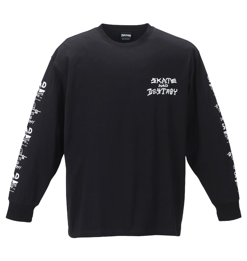 大きいサイズ メンズ THRASHER (スラッシャー) 長袖Tシャツ
                        