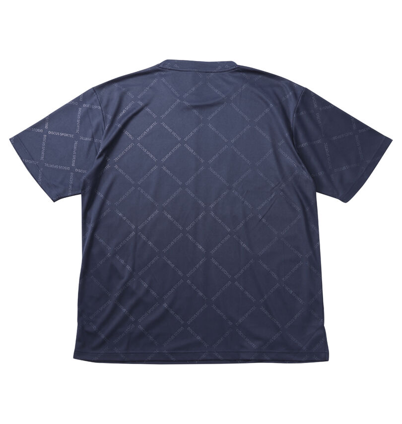 大きいサイズ メンズ DISCUS SPORTEC (ディスカススポテック) DRYエンボス半袖Tシャツ
                        バックスタイル