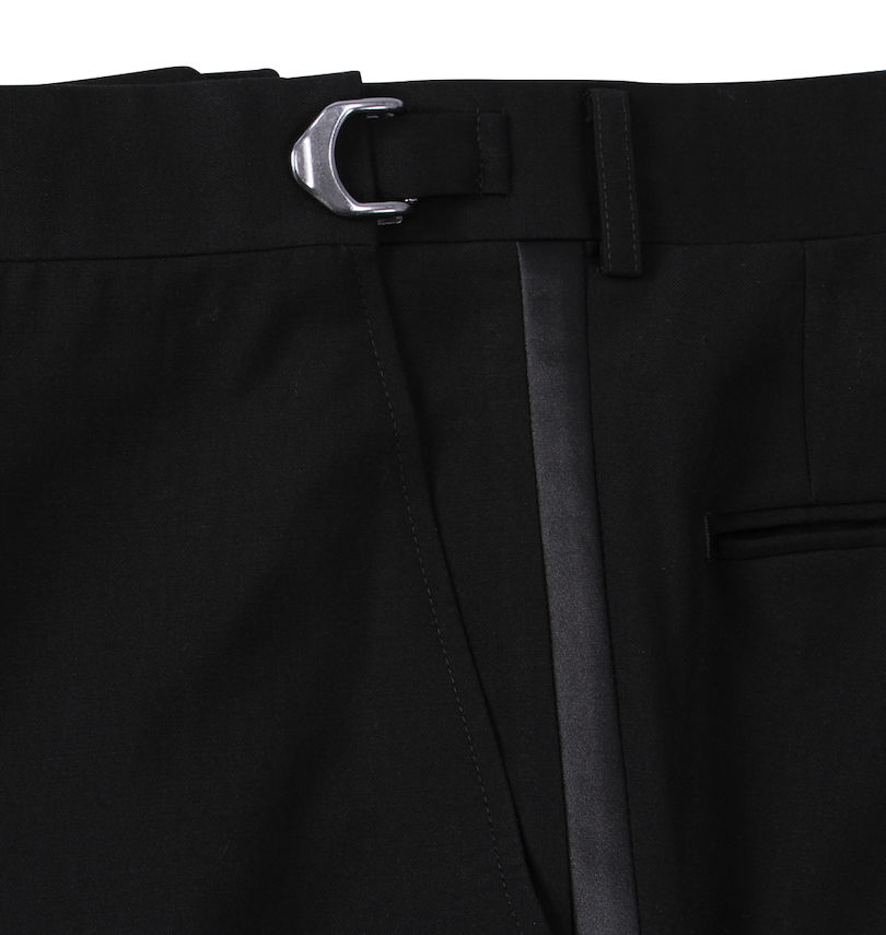 大きいサイズ メンズ MANCHES (マンチェス) 【大きいサイズのレンタルタキシード】ノータックアジャスター付パンツ(股下72㎝)
サイドポケット
