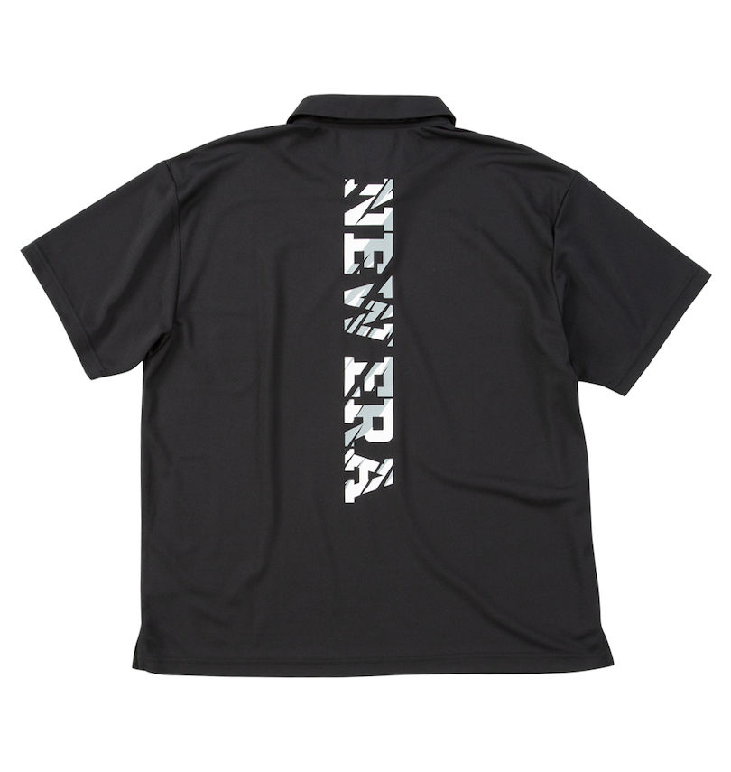 大きいサイズ メンズ NEW ERA GOLF (ニューエラ®ゴルフ) バーチカルカモロゴ半袖ポロシャツ
                        バックスタイル