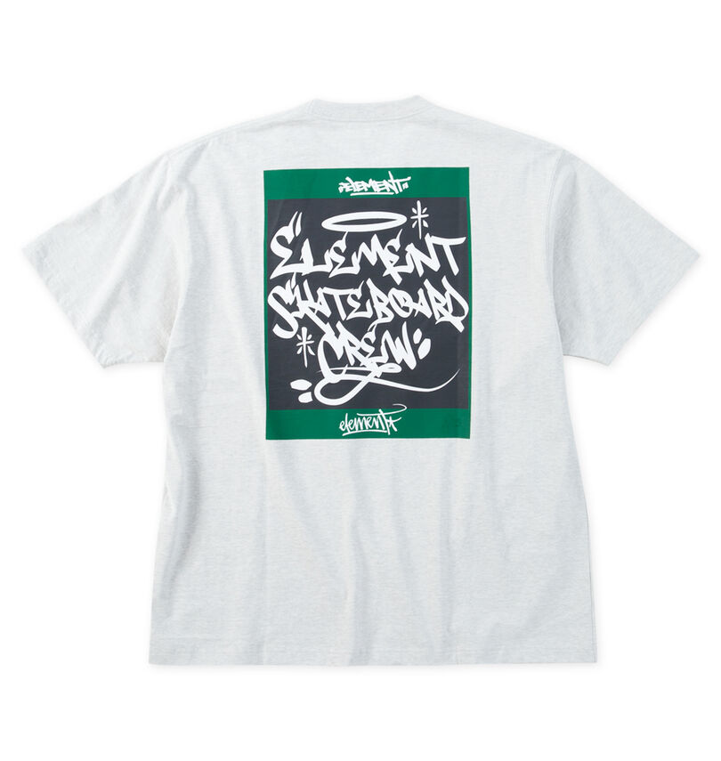 大きいサイズ メンズ ELEMENT (エレメント) TAG SQUARE半袖Tシャツ
バックスタイル