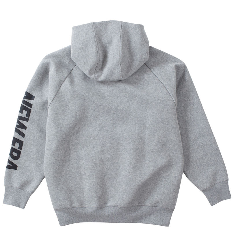 大きいサイズ メンズ NEW ERA (ニューエラ) テックスウェットフルジップパーカー
                        バックスタイル