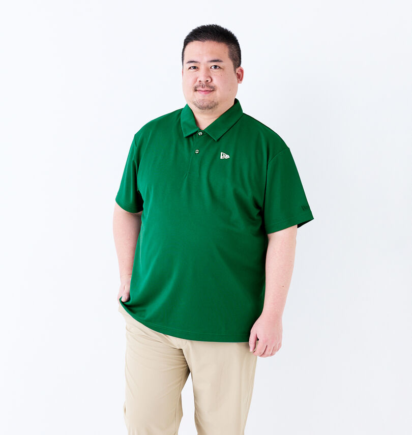 大きいサイズ メンズ NEW ERA GOLF (ニューエラ®ゴルフ) バーチカルカモロゴ半袖ポロシャツ
                        