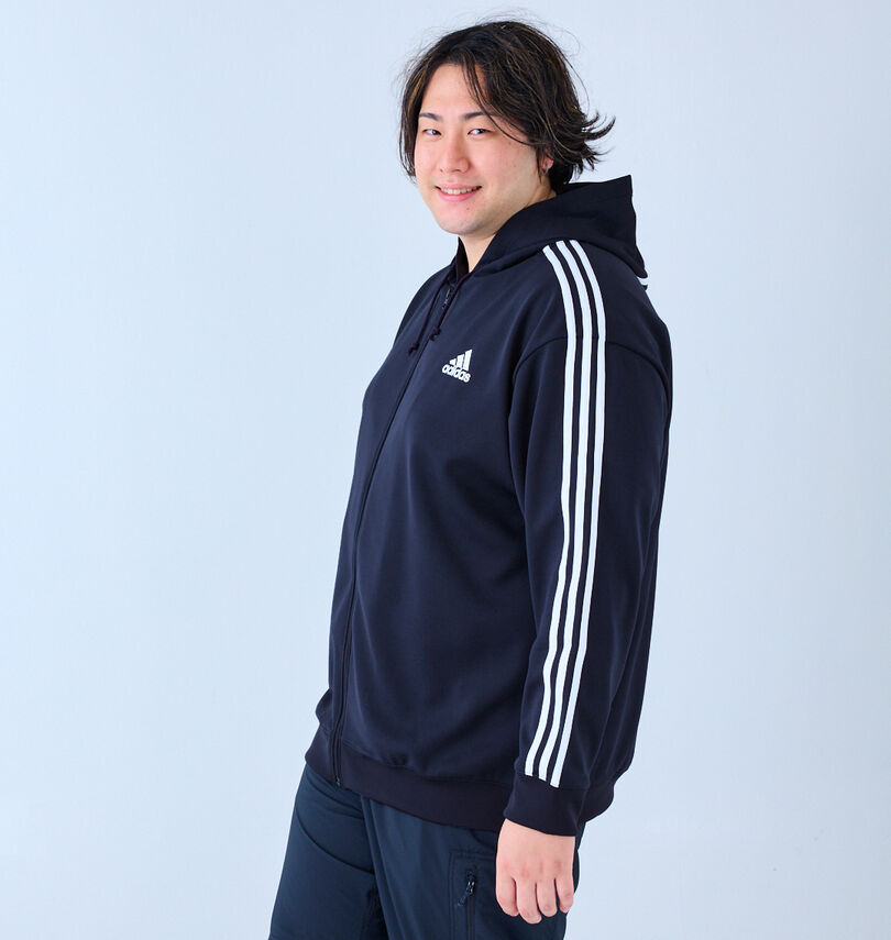 大きいサイズ メンズ adidas (アディダス) スウェットフルジップパーカー
                        