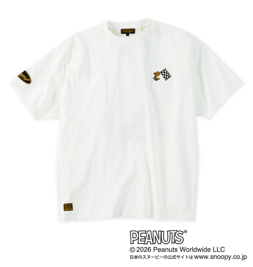 大きいサイズ メンズ FLAGSTAFF×PEANUTS (フラッグスタッフ) スヌーピーコラボ半袖Tシャツ
                        