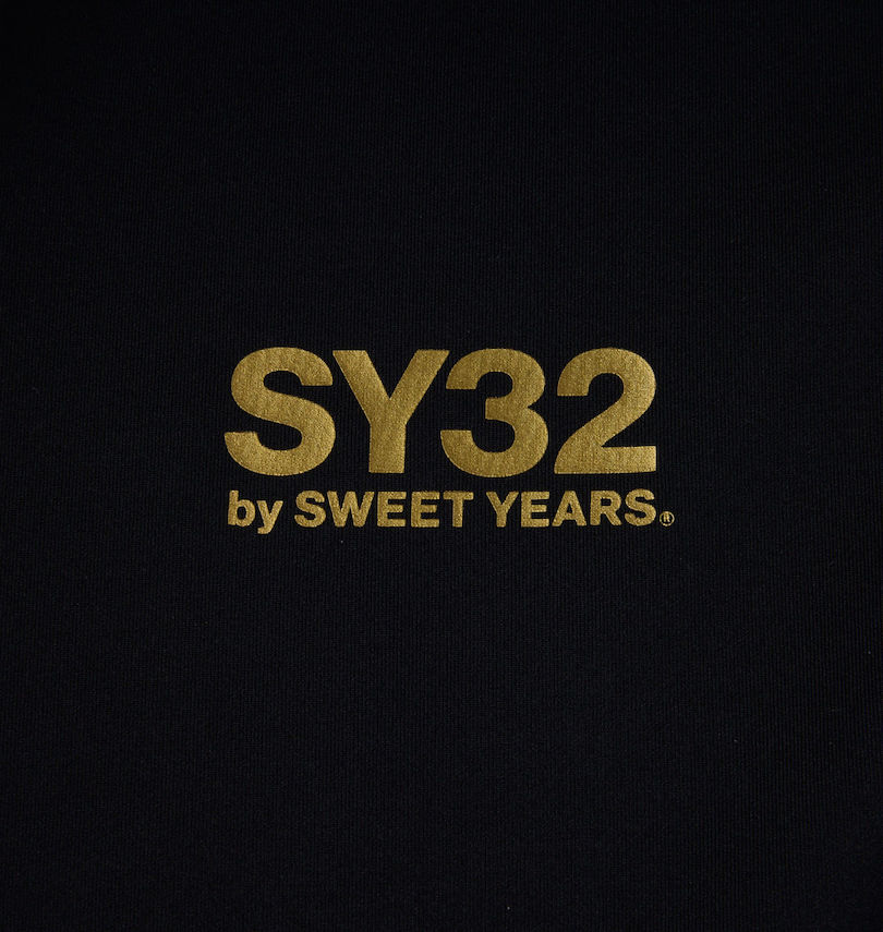 大きいサイズ メンズ SY32 by SWEET YEARS (エスワイサーティトゥバイスィートイヤーズ) ダブルニットエンボスカモシールドロゴフルジップパーカー プリント