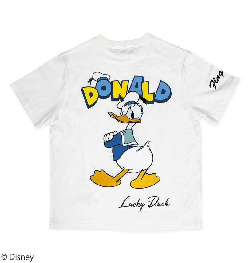 大きいサイズ メンズ FLAGSTAFF×DISNEY (フラッグスタッフ) DONALD DUCK半袖Tシャツ
                        バックスタイル