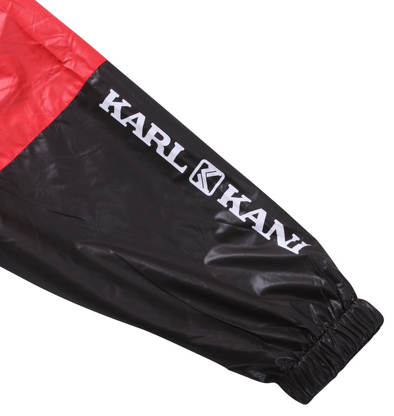 大きいサイズ メンズ KARL KANI (カール カナイ) マイクロタフタ裏地付ジャケット 袖