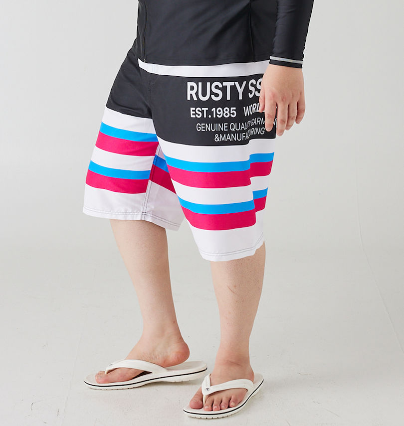 大きいサイズ メンズ RUSTY (ラスティ) マイクロツイルサーフパンツ