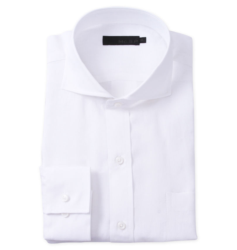 大きいサイズ メンズ Mc.S.P (エムシーエスピー) カッタウェイ長袖シャツ
                        
