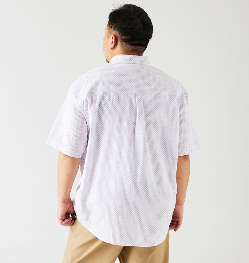 大きいサイズ メンズ Mc.S.P (エムシーエスピー) 刺し子チェックB.D半袖シャツ
                        