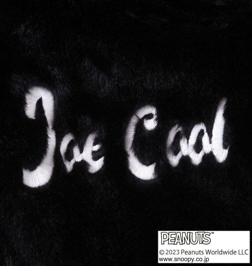 大きいサイズ メンズ FLAGSTAFF×PEANUTS (フラッグスタッフ) スヌーピーコラボフェイクファージャケット
フロント刺繍拡大