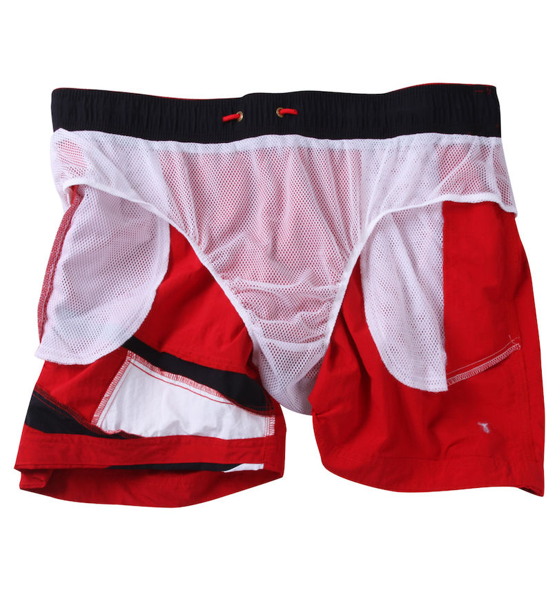 大きいサイズ メンズ TOMMY HILFIGER (トミーヒルフィガー) スイムパンツ
                        メッシュサポーター