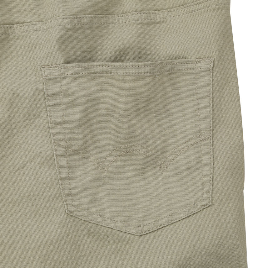 大きいサイズ メンズ EDWIN (エドウイン) 麻混清涼素材ハーフパンツ
                        バックポケット