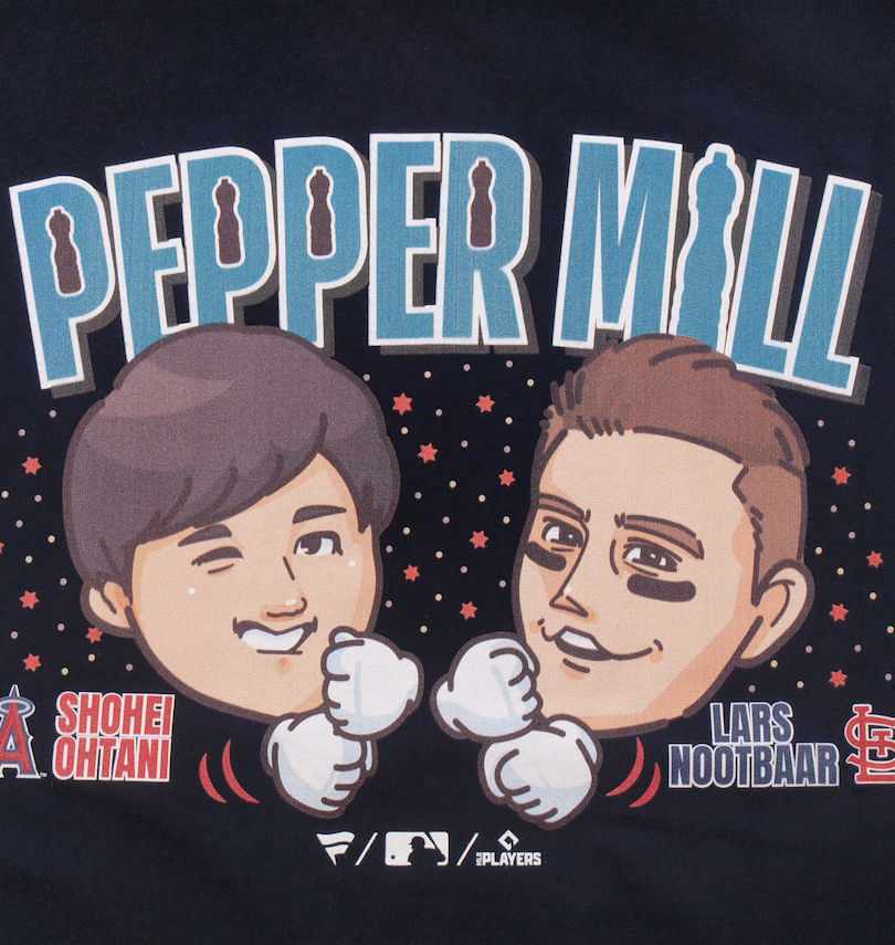 大きいサイズ メンズ Fanatics (ファナティクス) PEPPER MILL半袖Tシャツ
                        プリント