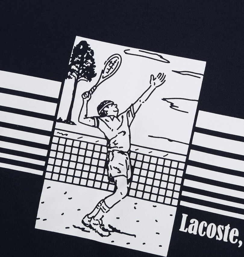 大きいサイズ メンズ LACOSTE (ラコステ) 半袖Tシャツ
                        プリント