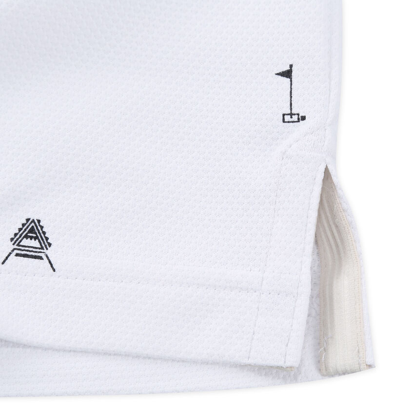 大きいサイズ メンズ adidas golf (アディダスゴルフ) CLIMACOOLモノグラム半袖ポロシャツ
                        サイドスリット