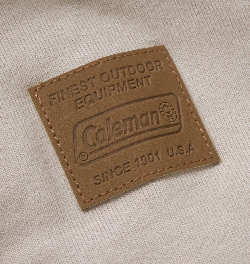大きいサイズ メンズ Coleman (コールマン) 裏起毛プルパーカー
                        袖ワッペン