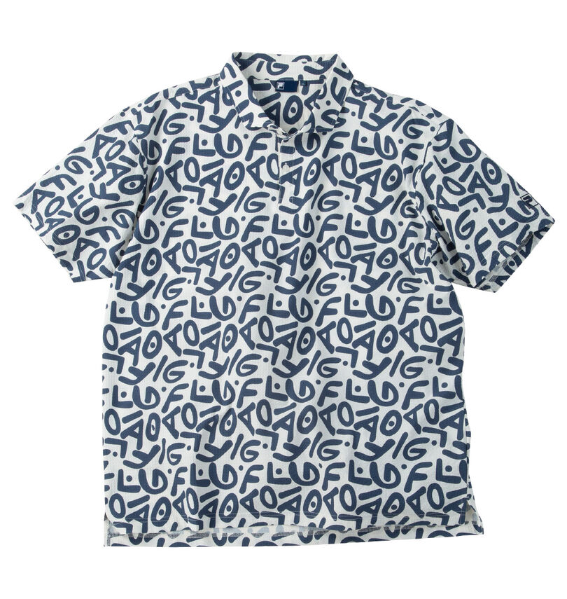 大きいサイズ メンズ FILA GOLF (フィラゴルフ) ニットサッカーロゴプリント半袖シャツ