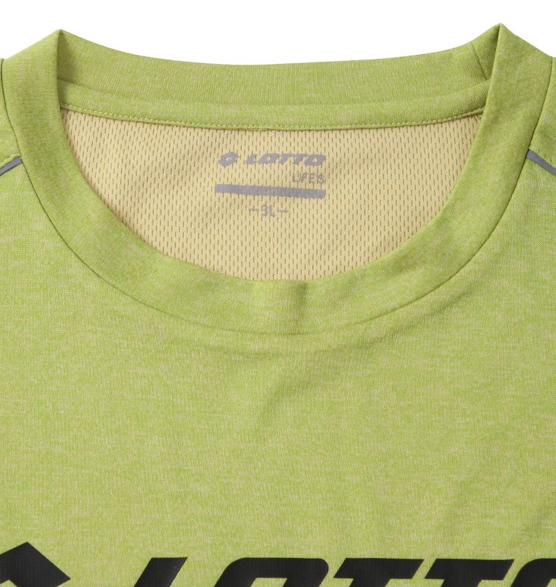 大きいサイズ メンズ LOTTO (ロット) 杢DRYメッシュ半袖Tシャツ