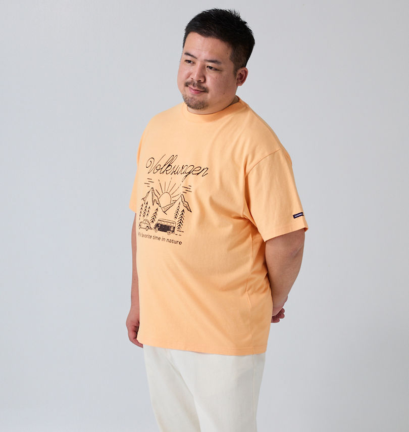 大きいサイズ メンズ VOLKSWAGEN (フォルクスワーゲン) 天竺半袖Tシャツ