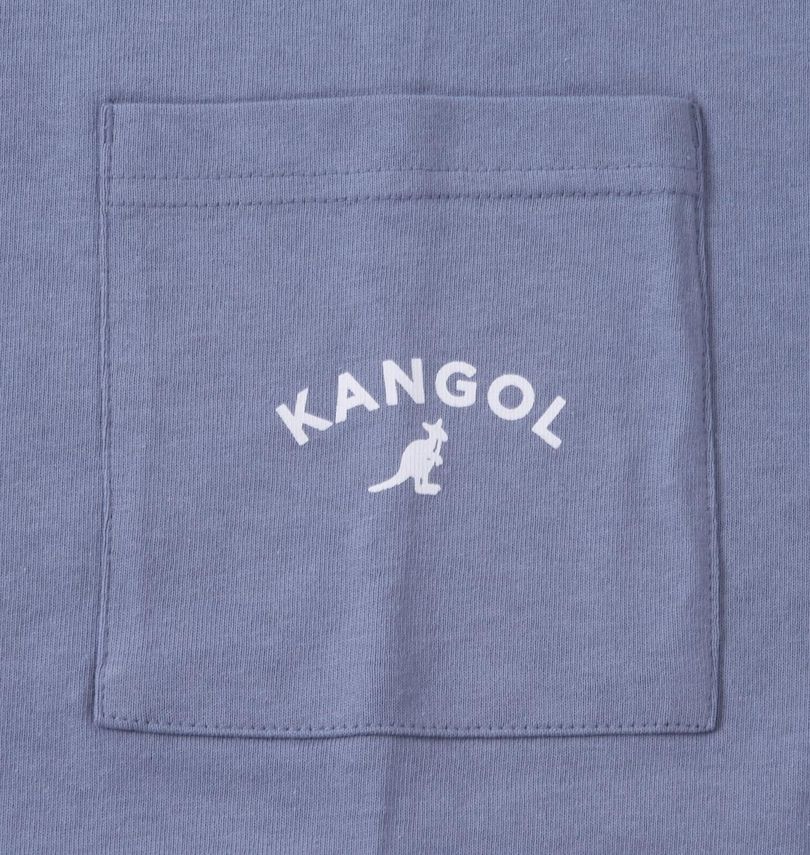 大きいサイズ メンズ KANGOL (カンゴール) ポケット付プリント半袖Tシャツ 胸ポケット・プリント