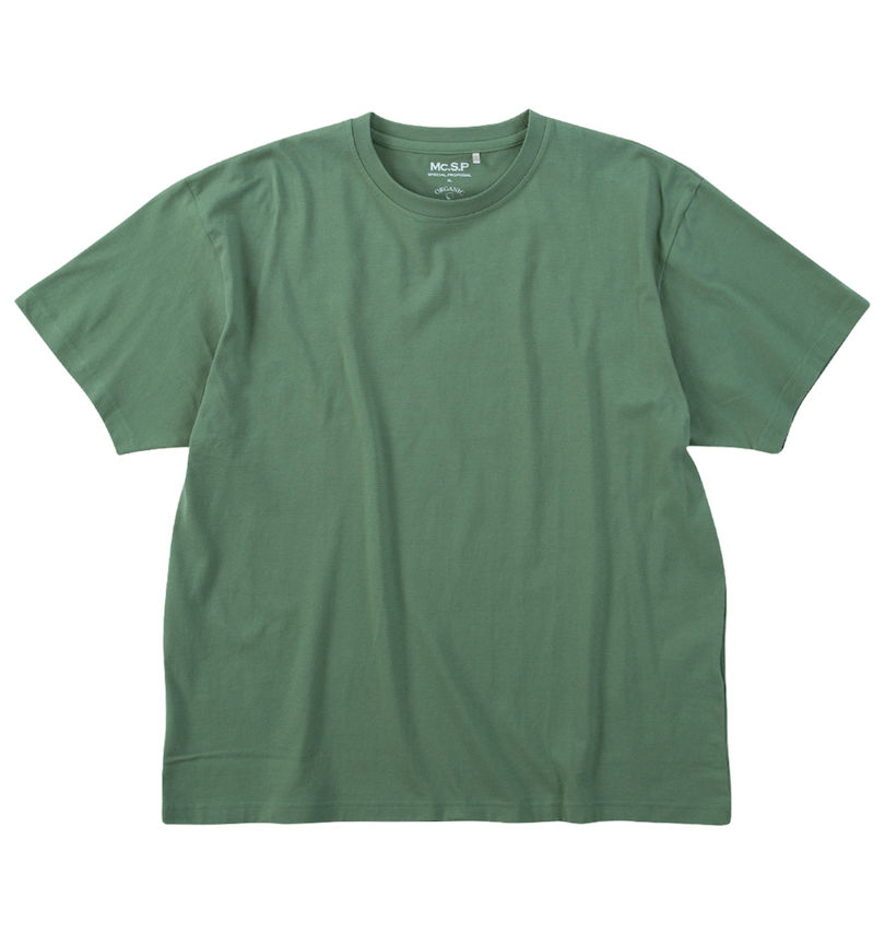大きいサイズ メンズ Mc.S.P (エムシーエスピー) オーガニックコットンクルーネック半袖Tシャツ