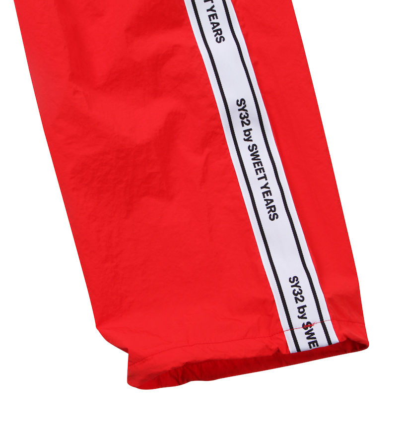 大きいサイズ メンズ SY32 by SWEET YEARS (エスワイサーティトゥバイスィートイヤーズ) テープデザインナイロンパンツ
                        