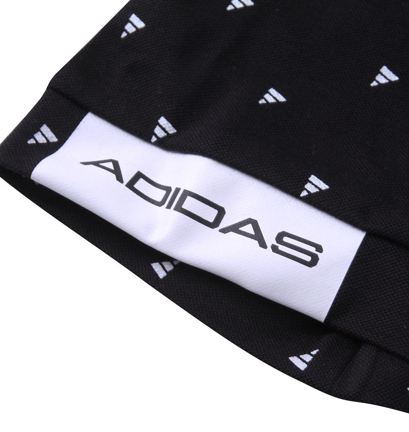 大きいサイズ メンズ adidas golf (アディダスゴルフ) アディダスロゴモノグラムプリント半袖B.Dシャツ 袖
