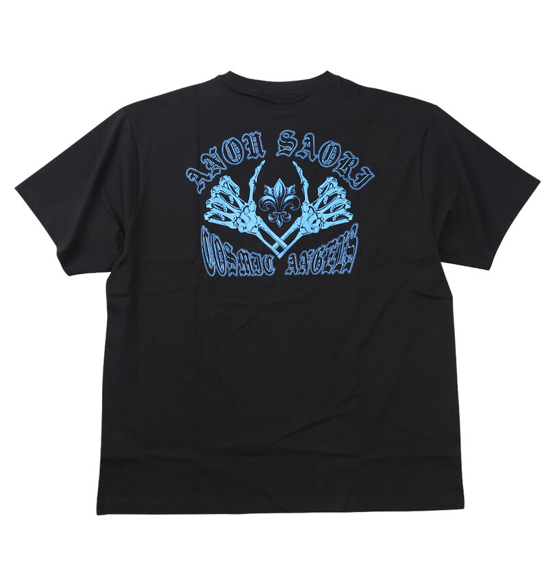 大きいサイズ メンズ STARDOM (スターダム) 安納サオリ絶対不屈彼女半袖Tシャツ
                        バックスタイル