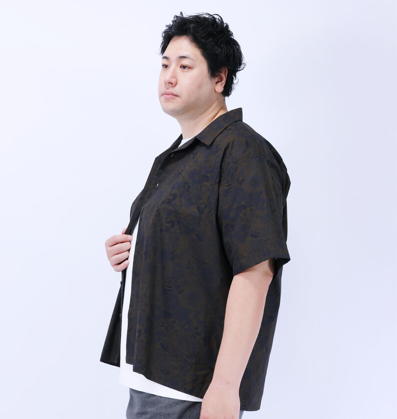 大きいサイズ メンズ Mc.S.P (エムシーエスピー) ヴィンテージブロードオープンカラー半袖シャツ
                        