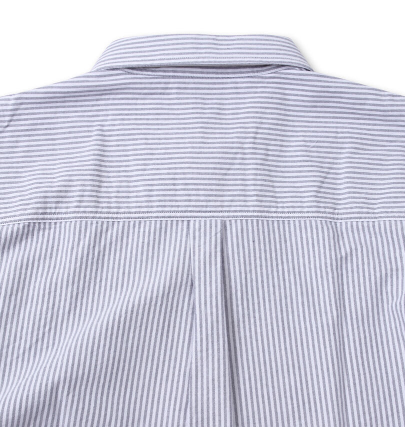 大きいサイズ メンズ H by FIGER (エイチバイフィガー) オックスストライプB.D長袖シャツ
                        バックタック