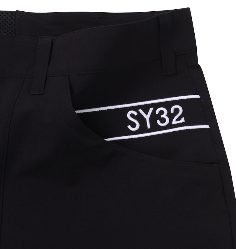大きいサイズ メンズ SY32 by SWEET YEARS (エスワイサーティトゥバイスィートイヤーズゴルフ) ストレッチパンツ サイドポケット・刺繍