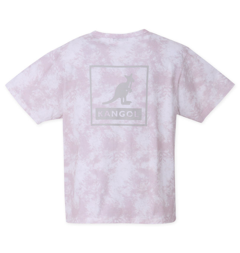大きいサイズ メンズ KANGOL (カンゴール) タイダイ柄プリント半袖Tシャツ バックスタイル
