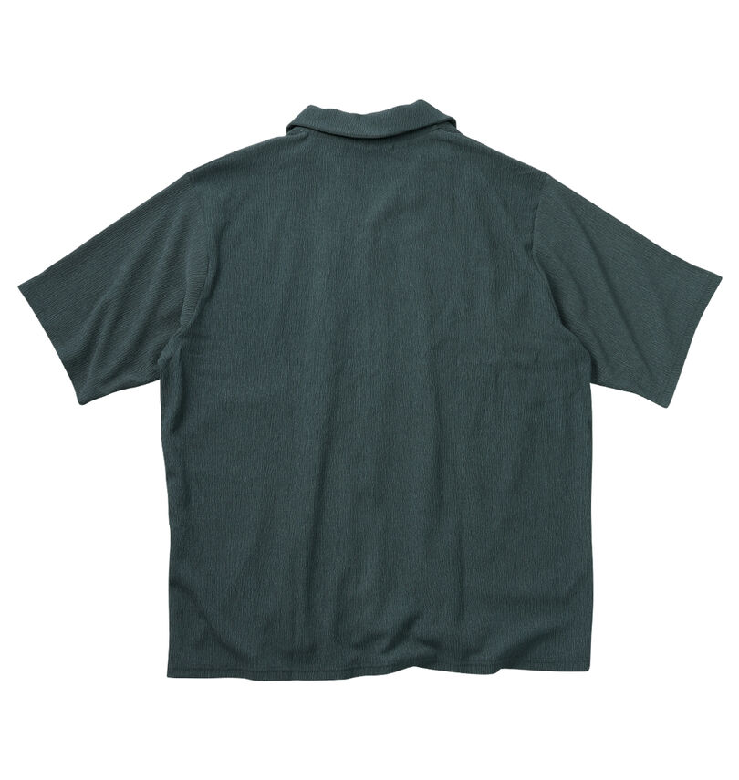 大きいサイズ メンズ Louis Chavlon (ルイシャブロン) カット楊柳半袖オープンシャツ
                        バックスタイル