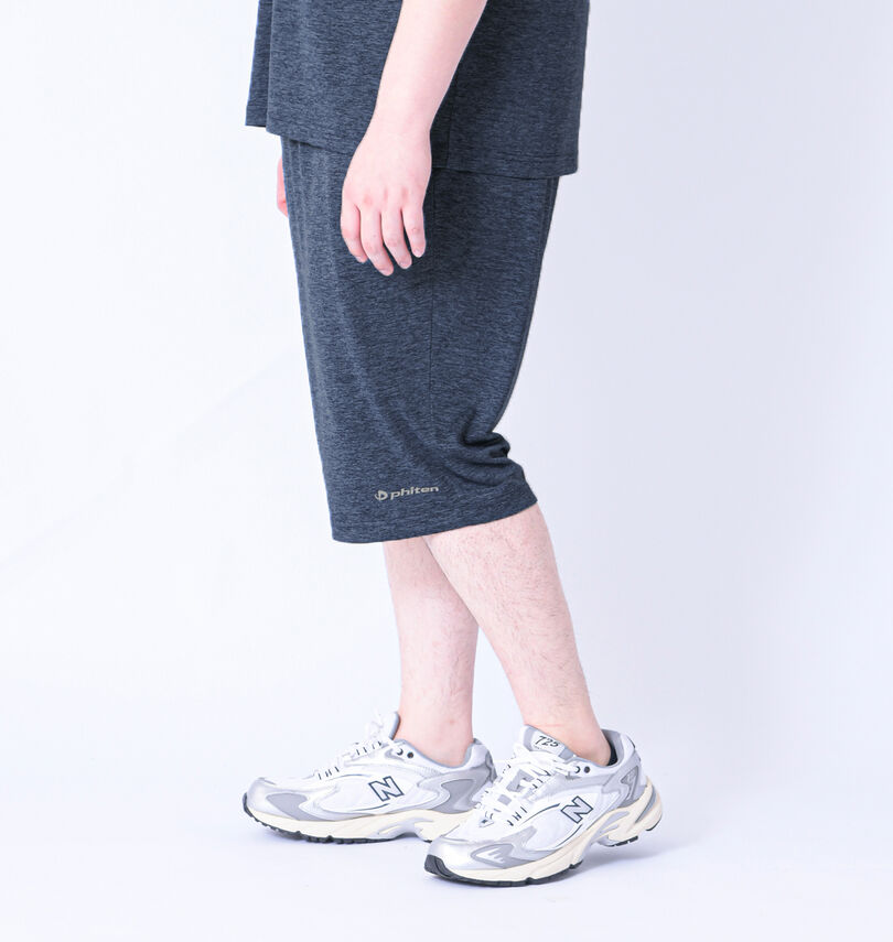 大きいサイズ メンズ Phiten (ファイテン) DRYカチオン天竺ハーフパンツ
                        