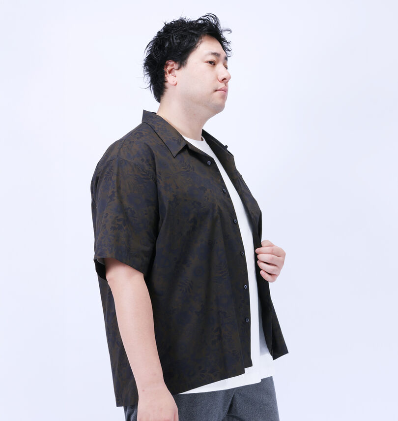 大きいサイズ メンズ Mc.S.P (エムシーエスピー) ヴィンテージブロードオープンカラー半袖シャツ
                        