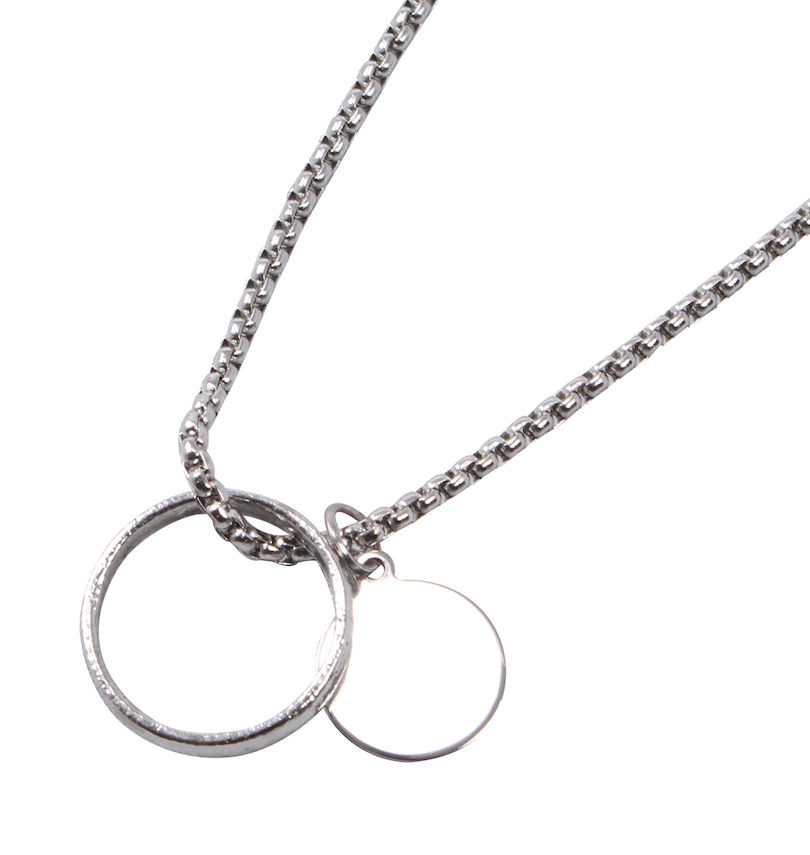 大きいサイズ メンズ Re:luxi (リラクシー) ポンチネックレス付長袖Tシャツ
                        