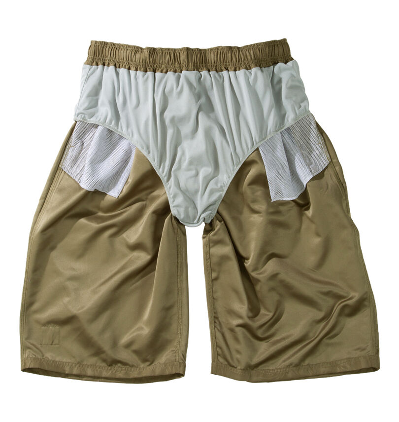 大きいサイズ メンズ OCEAN PACIFIC (オーシャンパシフィック) エンボスプリントサーフパンツ
                        一体型サポーター