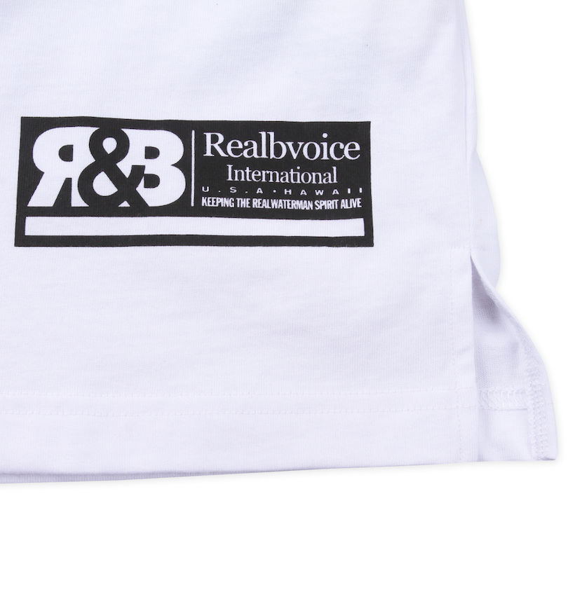 大きいサイズ メンズ RealBvoice (リアルビーボイス) ANGEL WINGS天竺長袖Tシャツ
                        サイドスリット