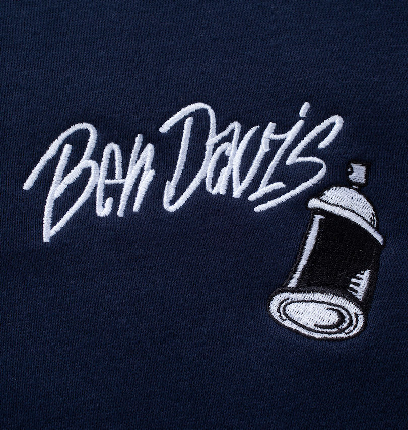 大きいサイズ メンズ BEN DAVIS (ベン デイビス) セレクションフルジップパーカー
刺繍